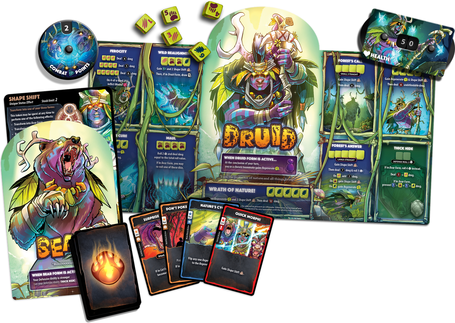 Dice Throne: Druid - Hero Pack