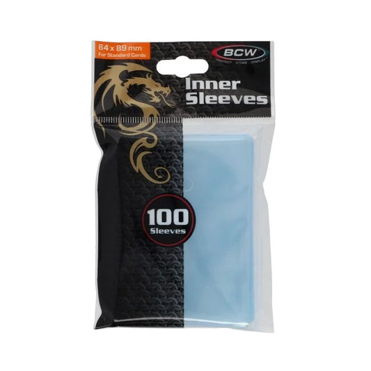 Spectrum Inner Sleeves Standard Size (100) - Transparent