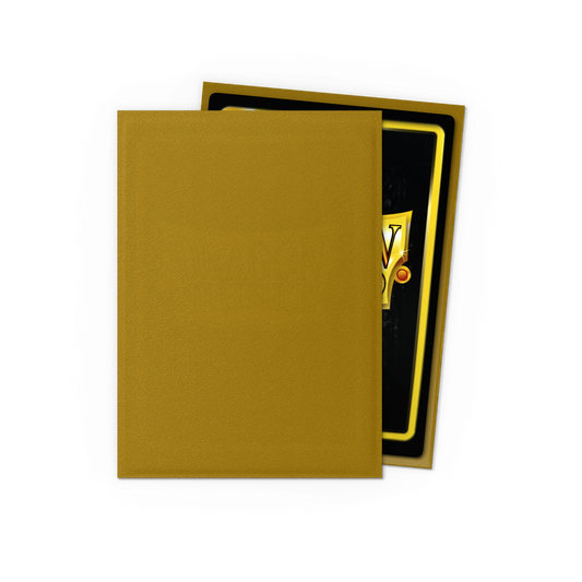Gold - Matte Sleeves - Standard Size