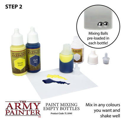 Paint Mixing Plastic Bottles