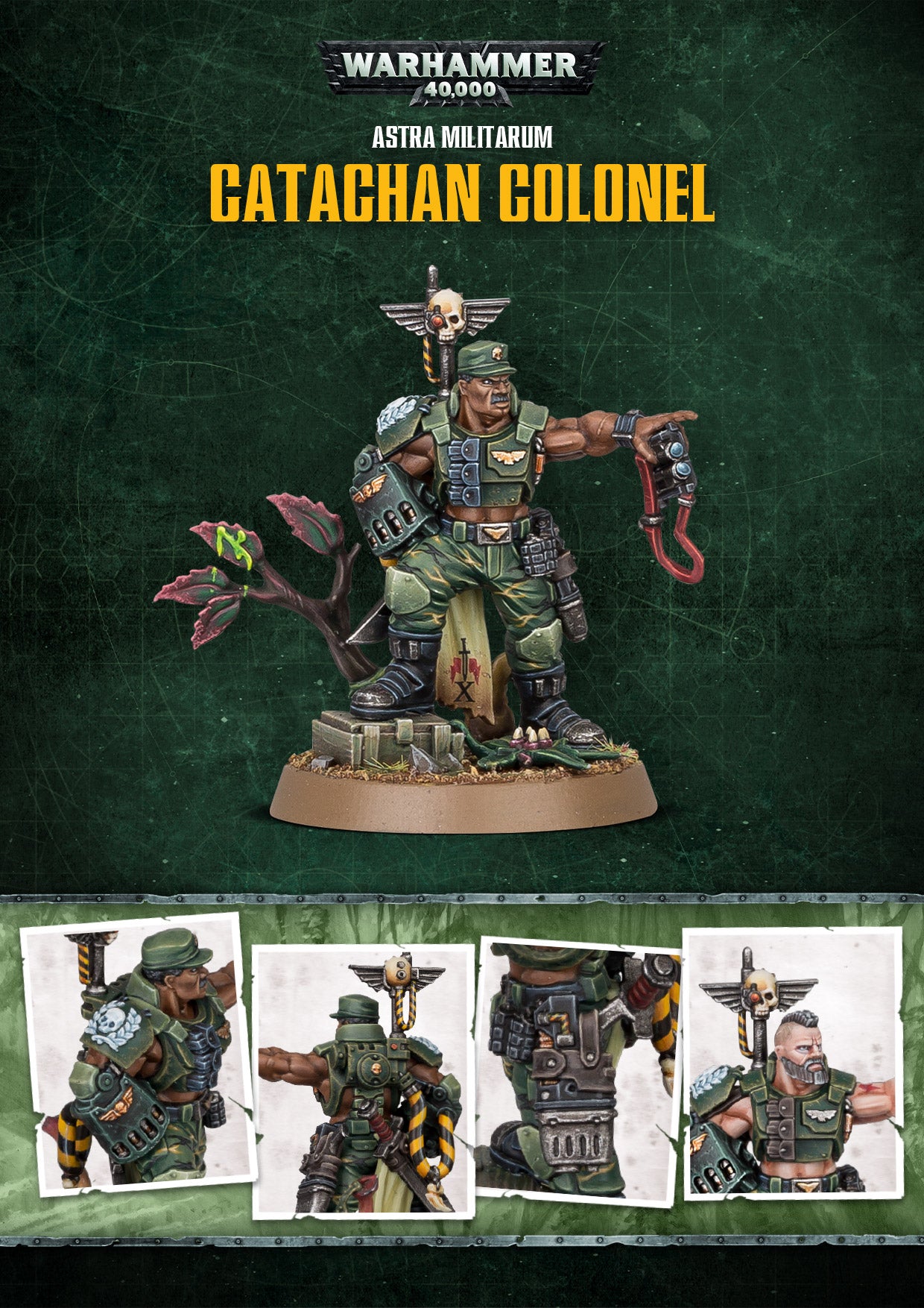 Warhammer 40K: Astra Militarum - Catachan Colonel Commemorative Series