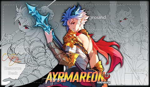 Ayrmareon Windwalker Playmat w/bag- Grided