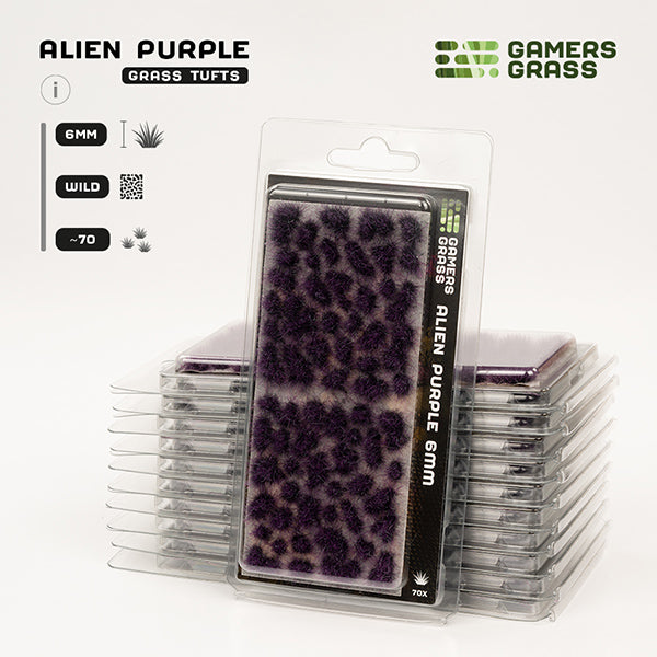Alien Tufts- Purple 6mm- Wild
