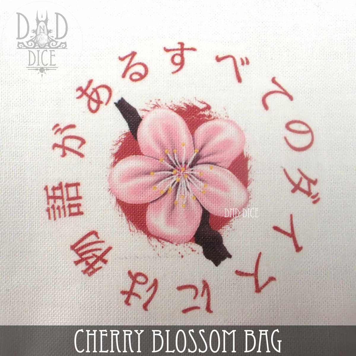Cherry Blossom Dice Bag