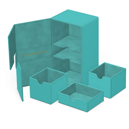 Deck Case: Twin Flip´n´Tray 200+ Standard Size Xenoskin- Summer Edition- Lagoon
