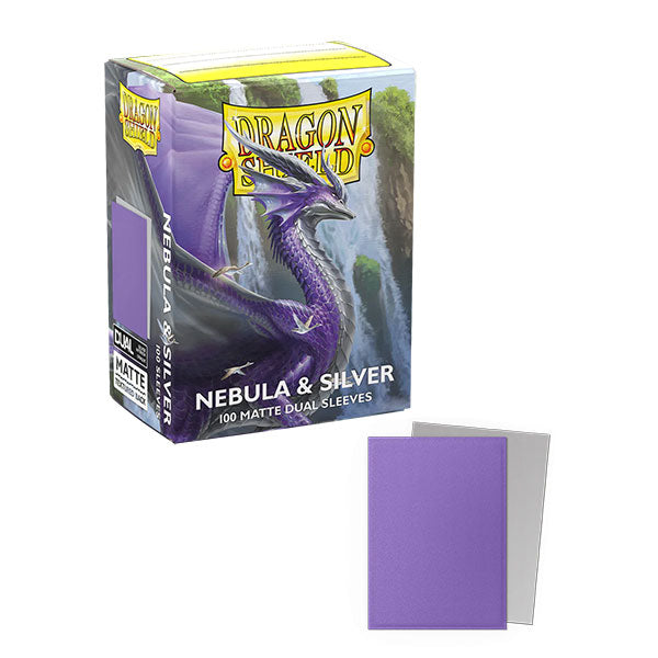 Nebula & Silver - Matte Dual Sleeves - Standard Size