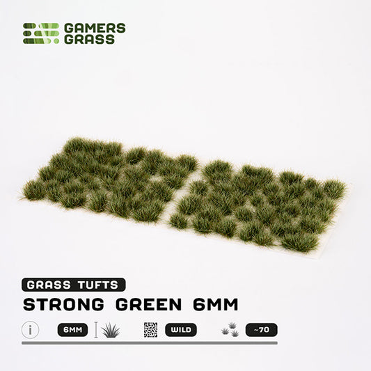Tufts- Strong Green 6mm- Wild