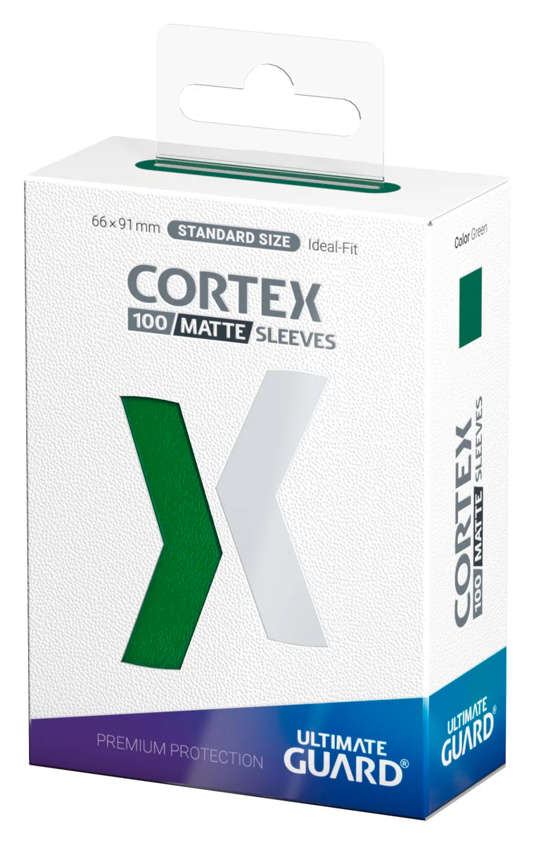 Cortex Sleeves Matte Standard Size (100) - Green