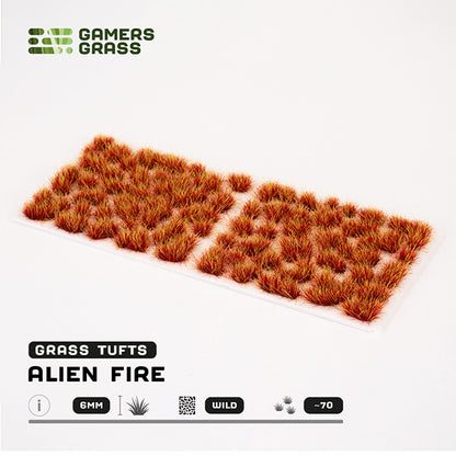 Alien Tufts- Fire Tuft 6mm- Wild