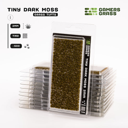 Tiny Tufts- Dark Moss- Tiny