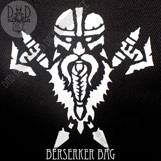 Dwarven Black & White Dice Bag