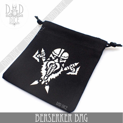 Dwarven Black & White Dice Bag