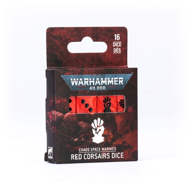 Chaos Space Marines Red Corsairs Dice