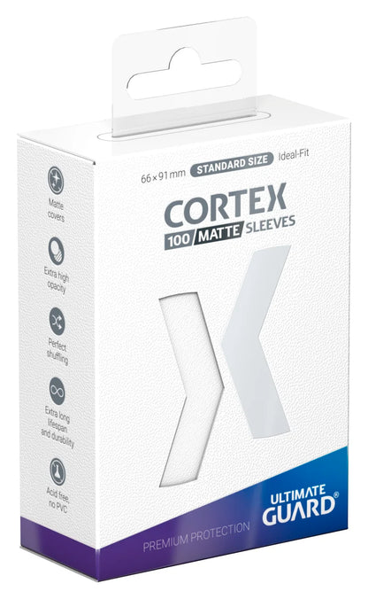 Cortex Sleeves Matte Standard Size (100) - White