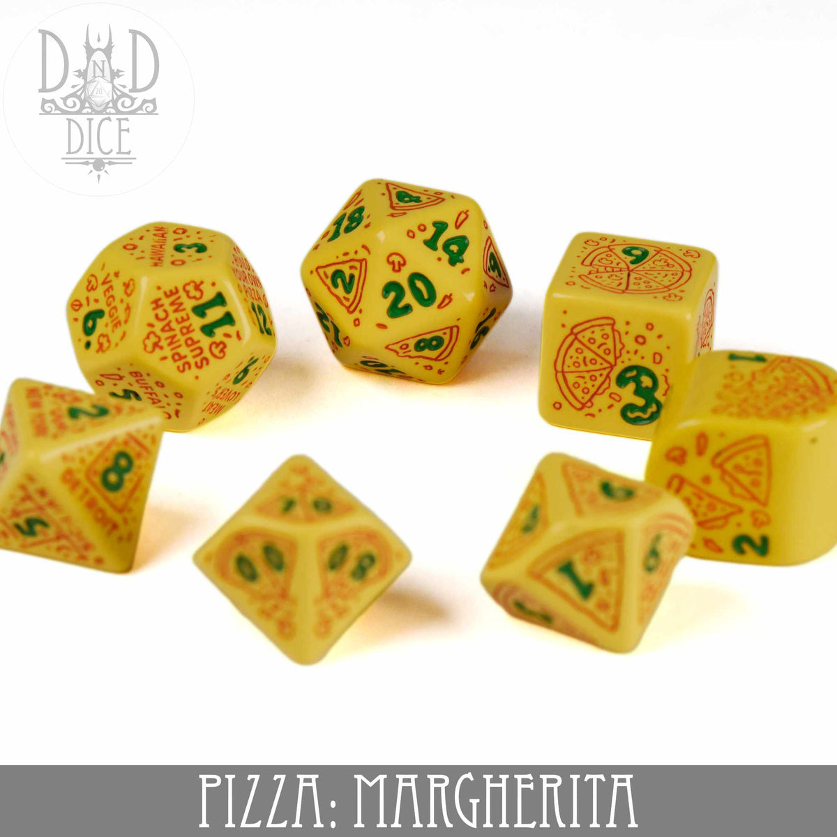 Pizza Dice Set