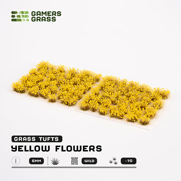 Tufts- Yellow Flowers- Wild