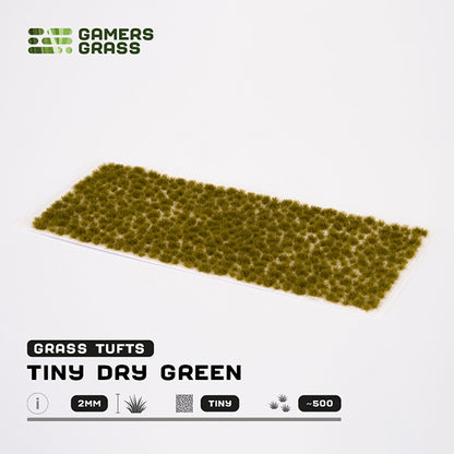 Tiny Tufts- Dry Green- Tiny