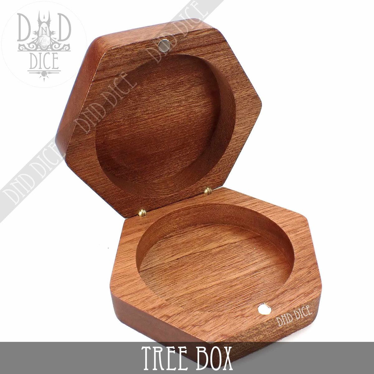 Tree Wood Dice Box