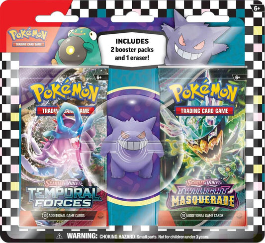 Pokemon TCG: Back to School Eraser Blister 2024 [Gengar] - Miscellaneous Cards & Products (MCAP)