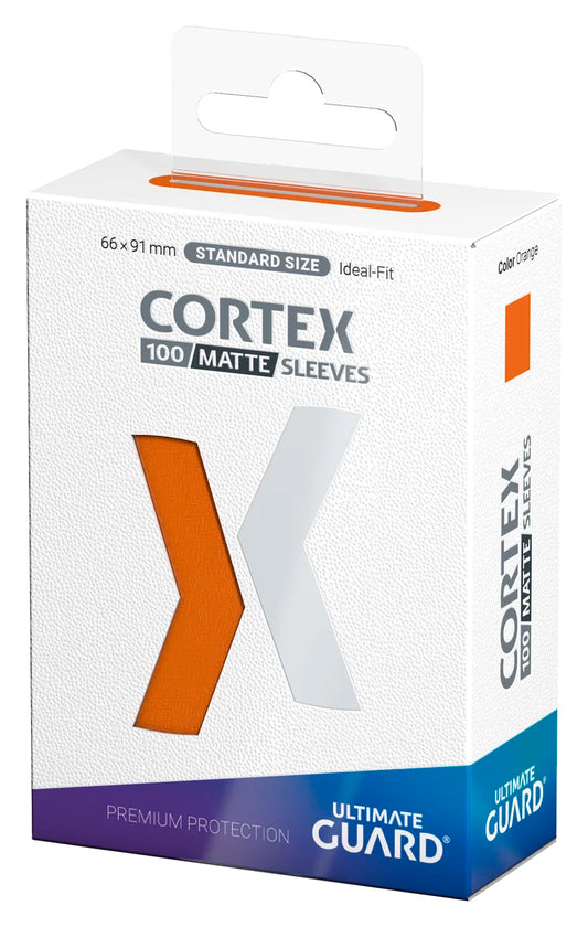 Cortex Sleeves Matte Standard Size (100) - Orange
