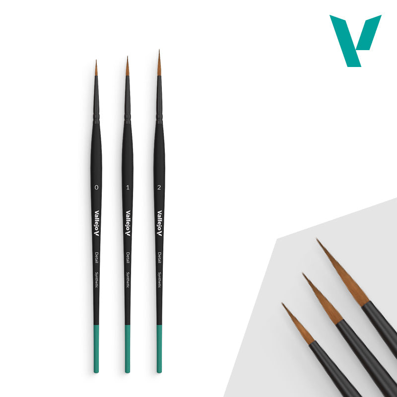 Vallejo Detail Design Set - Synthetic Fibers (Sizes 0, 1 & 2)
