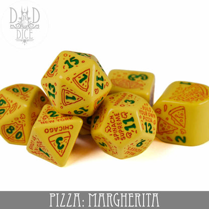 Pizza Dice Set