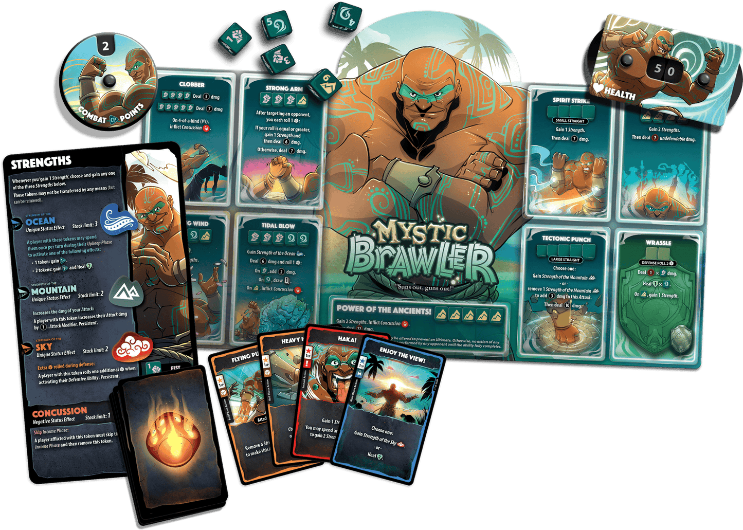 Dice Throne: Mystic Brawler - Hero Pack